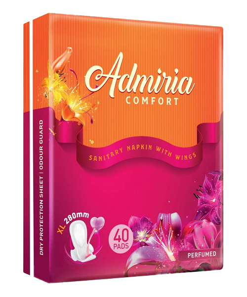 Admiria Perfumed Sanitary Pad Napkins - Extra Large XLPack of 40